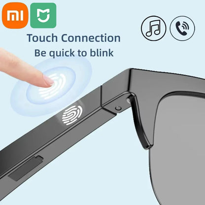 Xiaomi MIJIA Smart Sunglasses Bluetooth Call Glasses Headphones Fashionable HIFI Blue Light Waterproof Anti-UV For Outdoor Sport